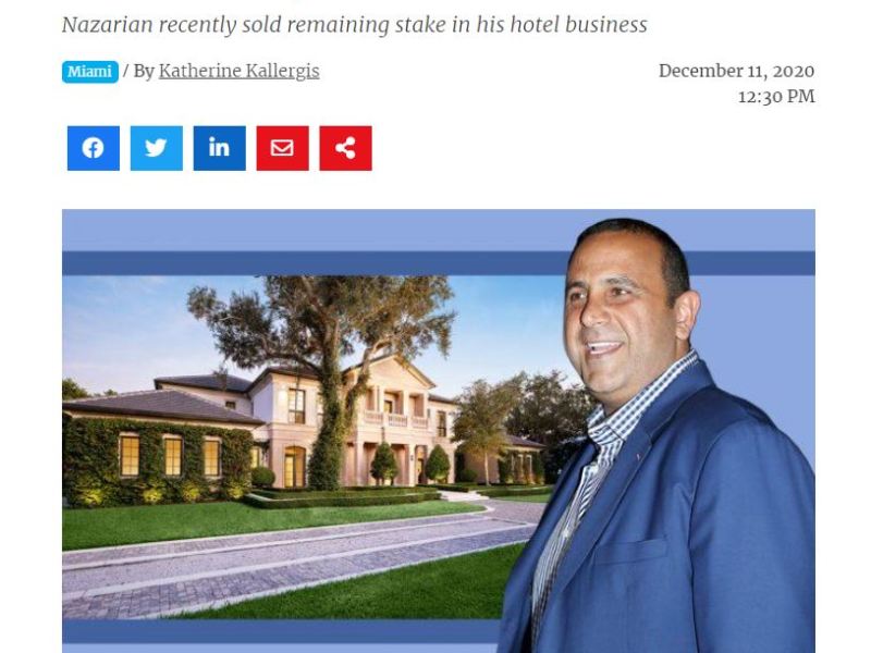 $14 Million Closing of Waterfront Home in Coral Gables,&nbsp;FL